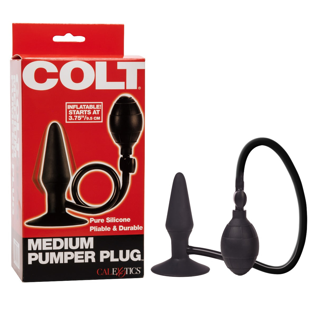 COLT Medium Pumper Plug Inflatable Silicone Butt Plug