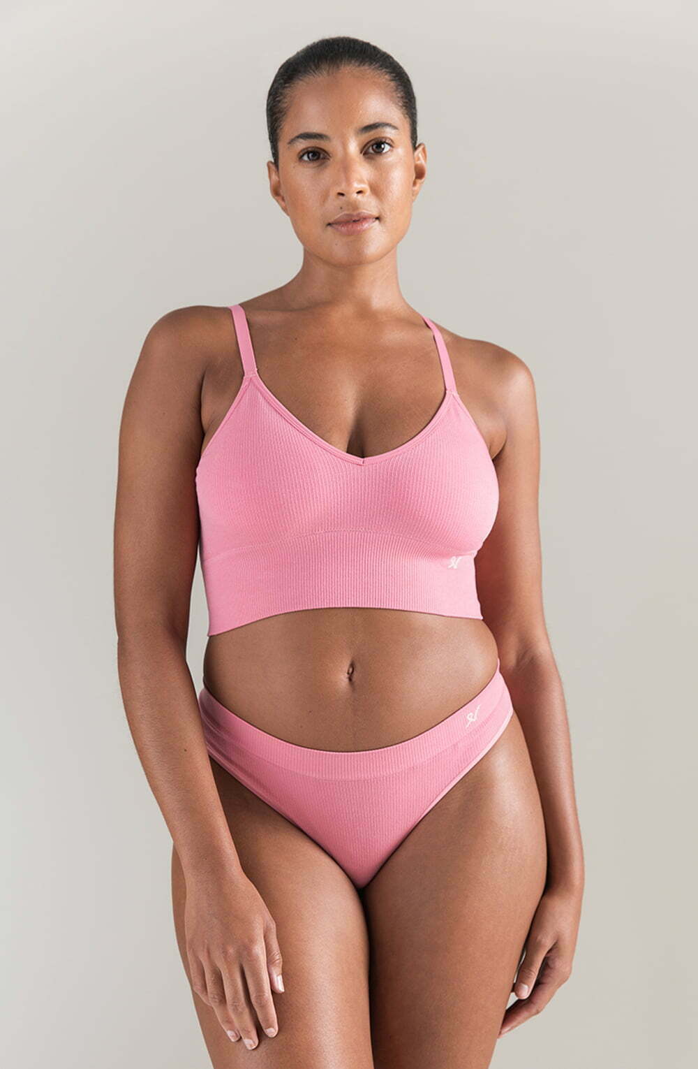 The TENCELâ„¢ Seamless Bralette Rose Pink