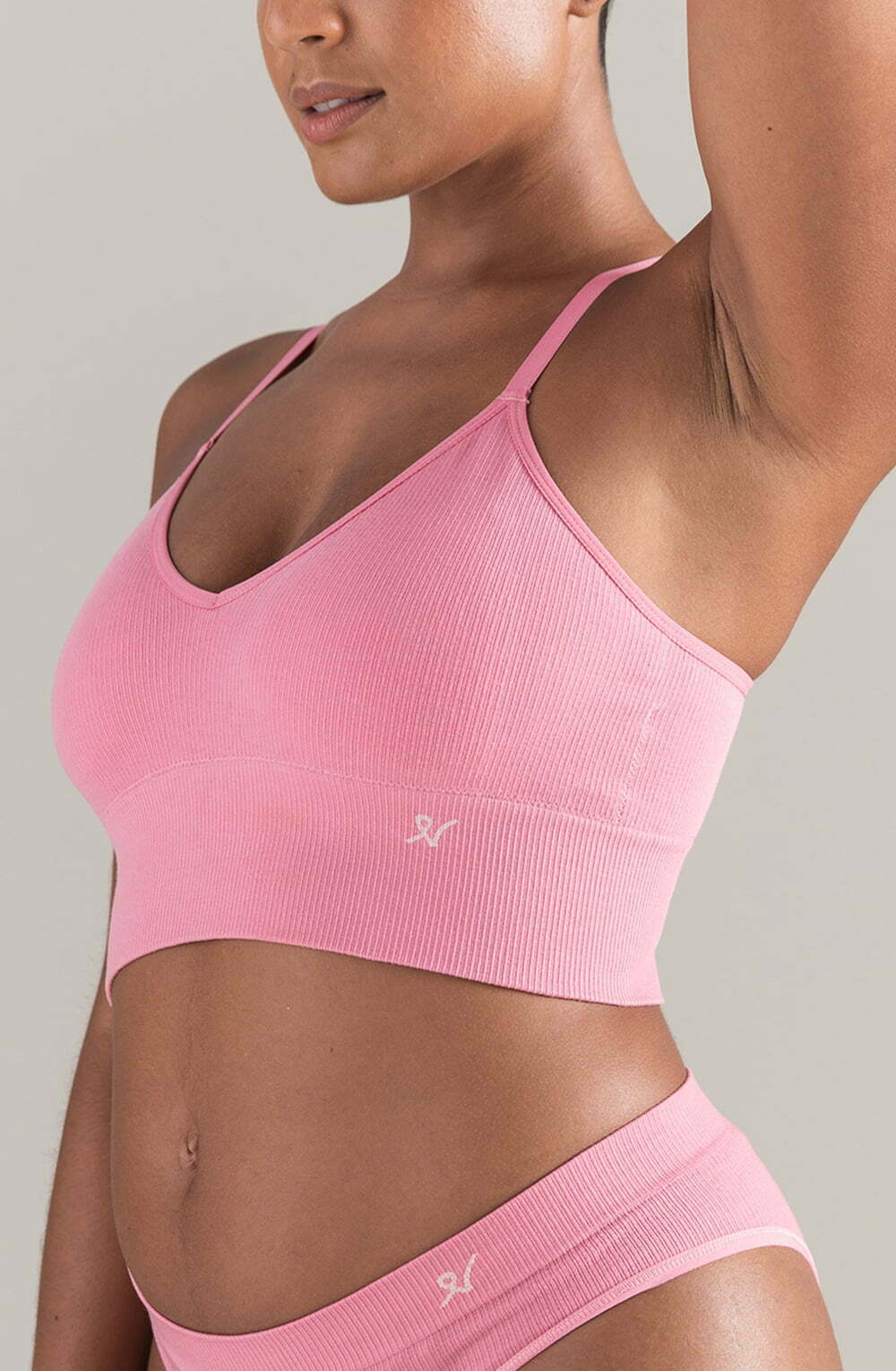 The TENCELâ„¢ Seamless Bralette Rose Pink