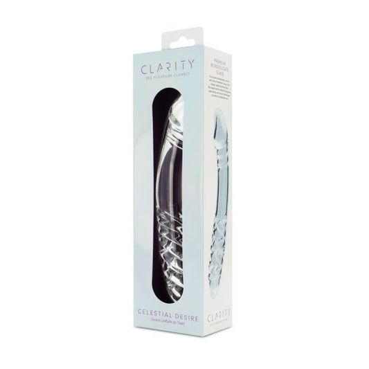 Celestial Desire 7.4" Double-Ended Glass Dildo | Luxury Glass Toy