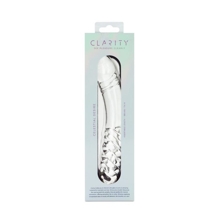 Celestial Desire 7.4" Double-Ended Glass Dildo | Luxury Glass Toy