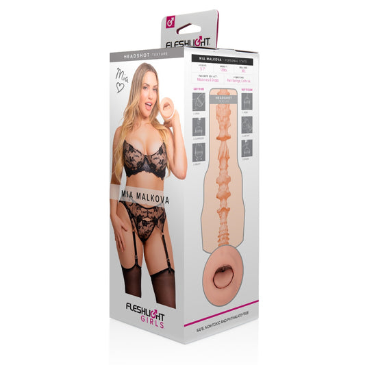 tFleshlight Girls Mia Malkova Headshot Mouth Stroker