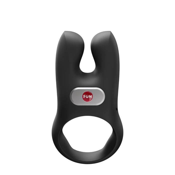 FUN FACTORY NOS Rechargeable Vibrating Cock Ring Black