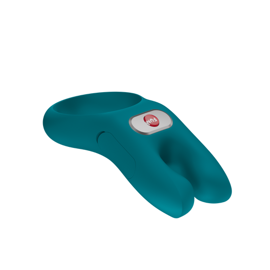 Fun Factory - Nos - Vibrating Cock Ring - Bottle Green - Rechargeable  Battery