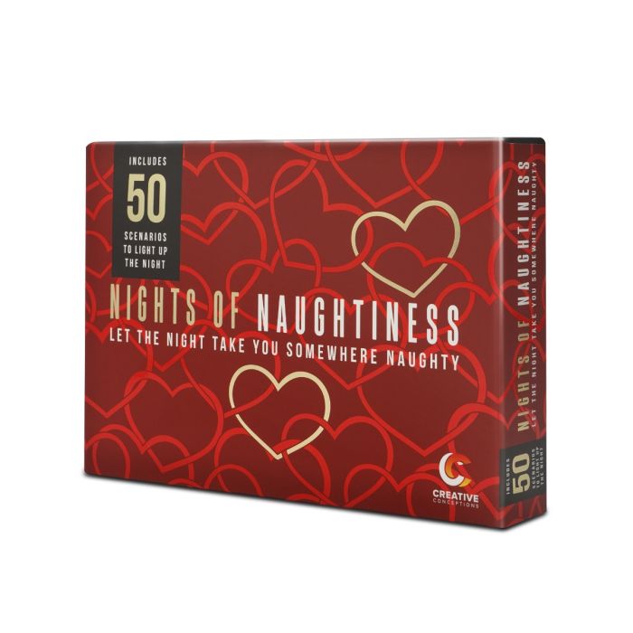 50 Nights of Naughtiness Couples Game | Adult Date Night & Intimacy Game