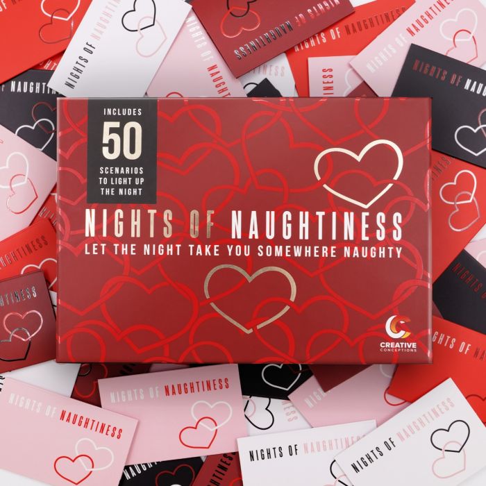 50 Nights of Naughtiness Couples Game | Adult Date Night & Intimacy Game