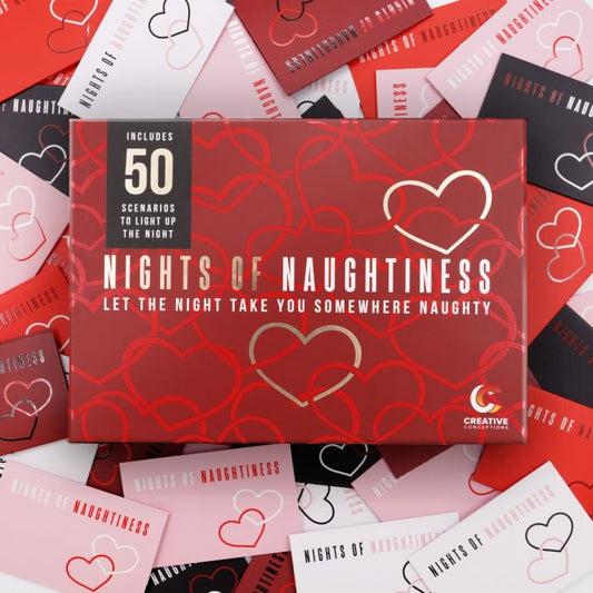 50 Nights of Naughtiness Couples Game | Adult Date Night & Intimacy Game