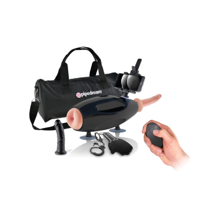 Portable Sex Machine Black & Purple | Rechargeable Automatic Sex Machine