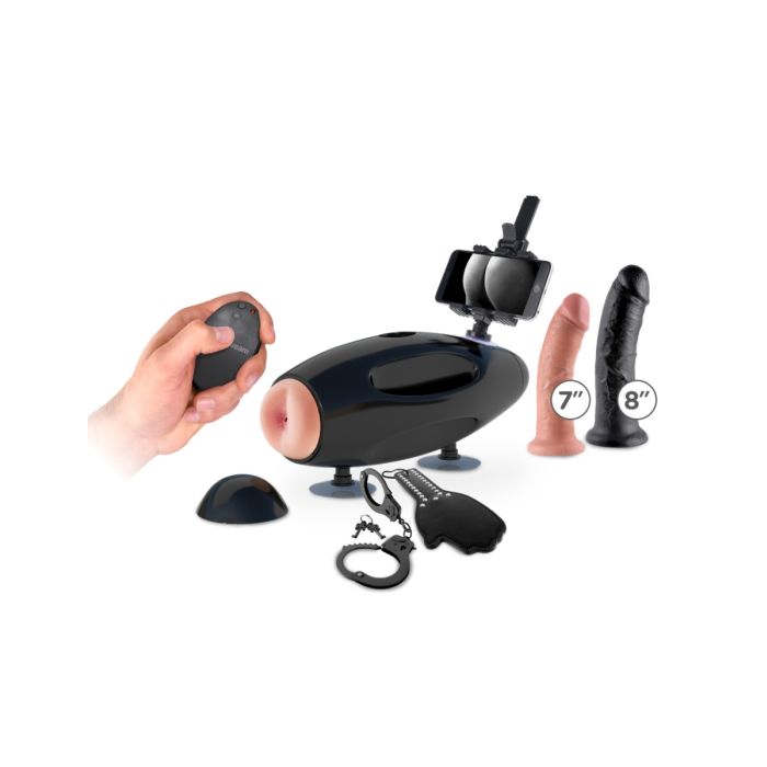 Portable Sex Machine Black & Purple | Rechargeable Automatic Sex Machine