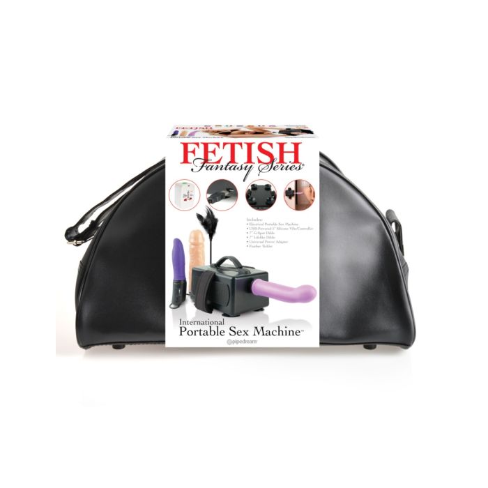 Portable Sex Machine Black & Purple | Rechargeable Automatic Sex Machine