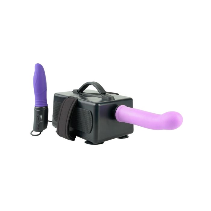 Portable Sex Machine Black & Purple | Rechargeable Automatic Sex Machine