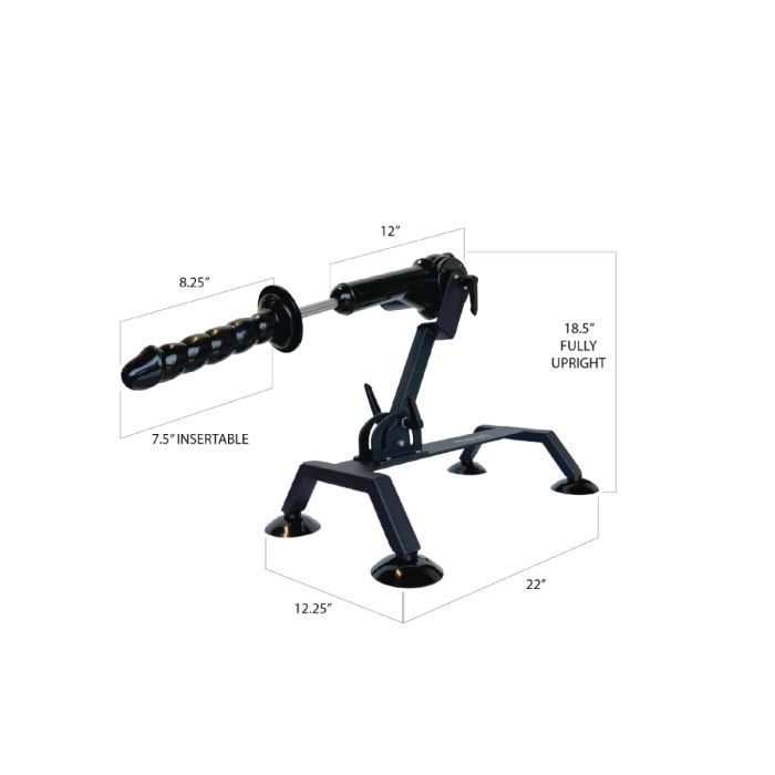 Body Dock Sex Machine Black | Hands-Free Automatic Sex Machine