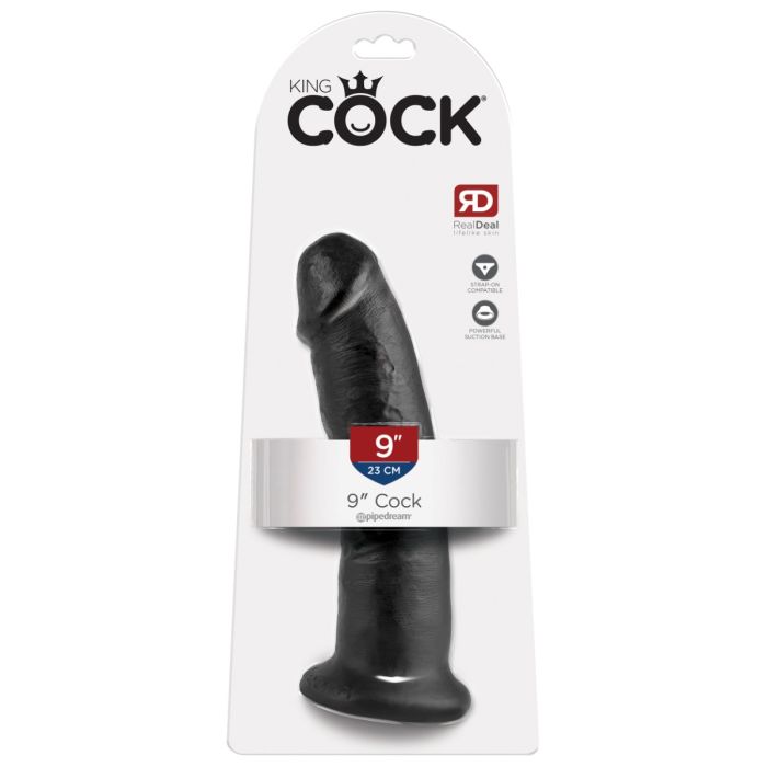 9 Inch Cock Black | Realistic Suction Cup Dildo