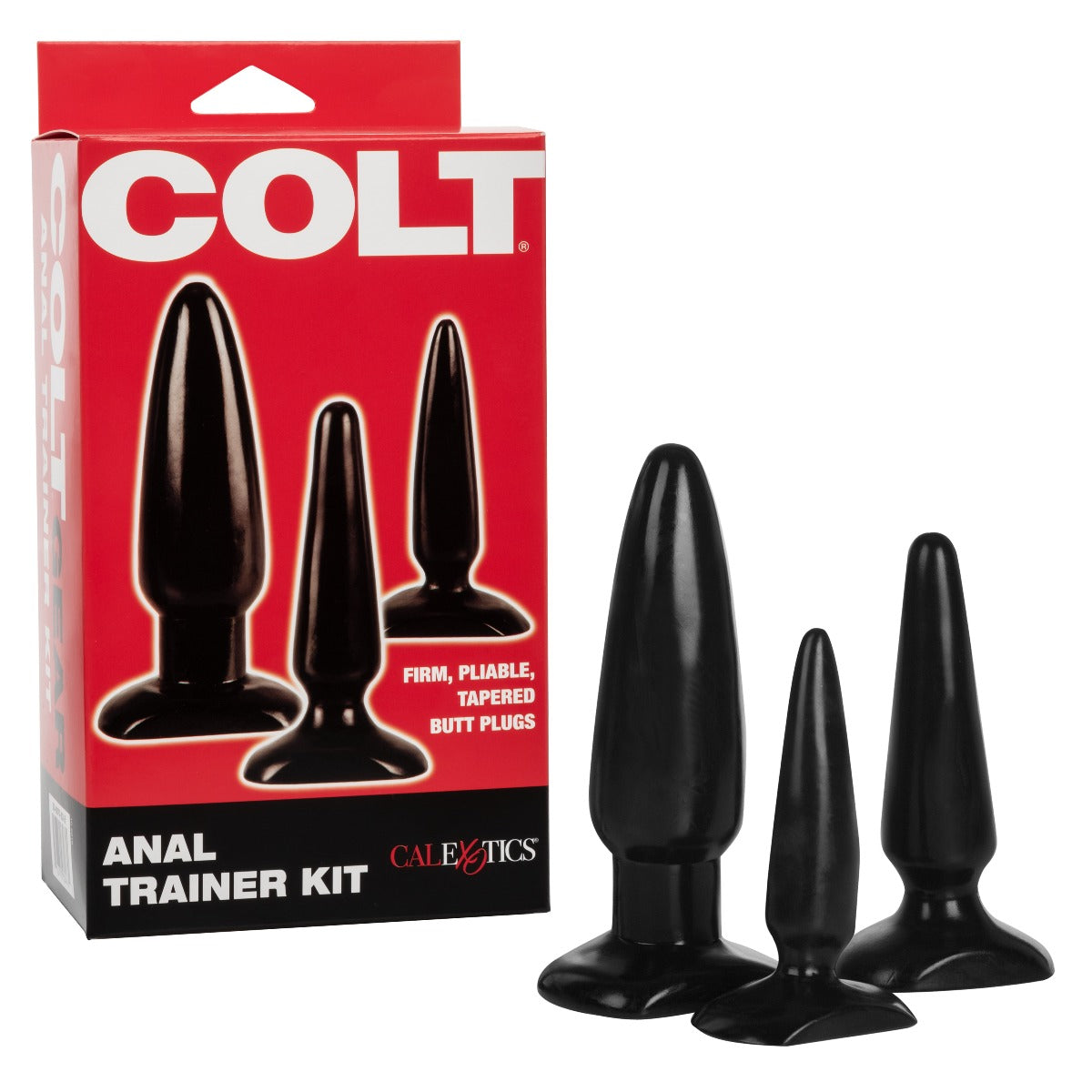 COLT Anal Trainer Kit 3 Piece Butt Plug Set