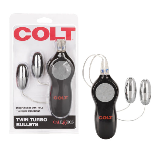 COLT 7 Function Twin Turbo Bullet Vibrator Set