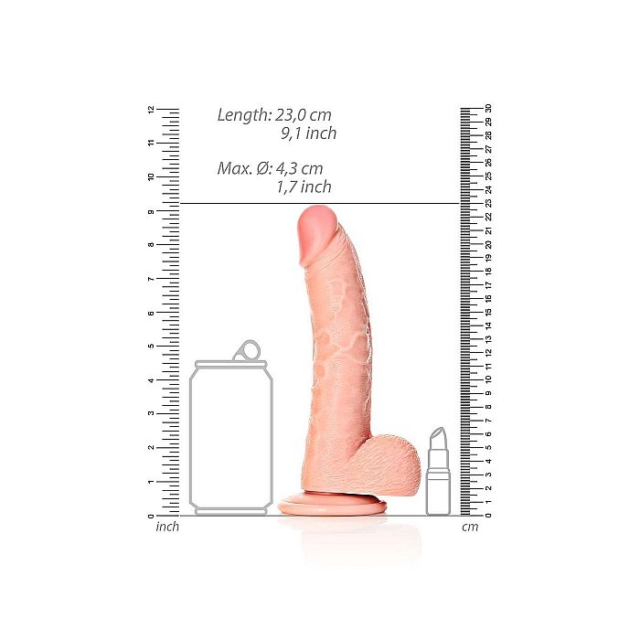 RealRock Realistic Suction Cup Dildo | Realistic G-Spot Dildo