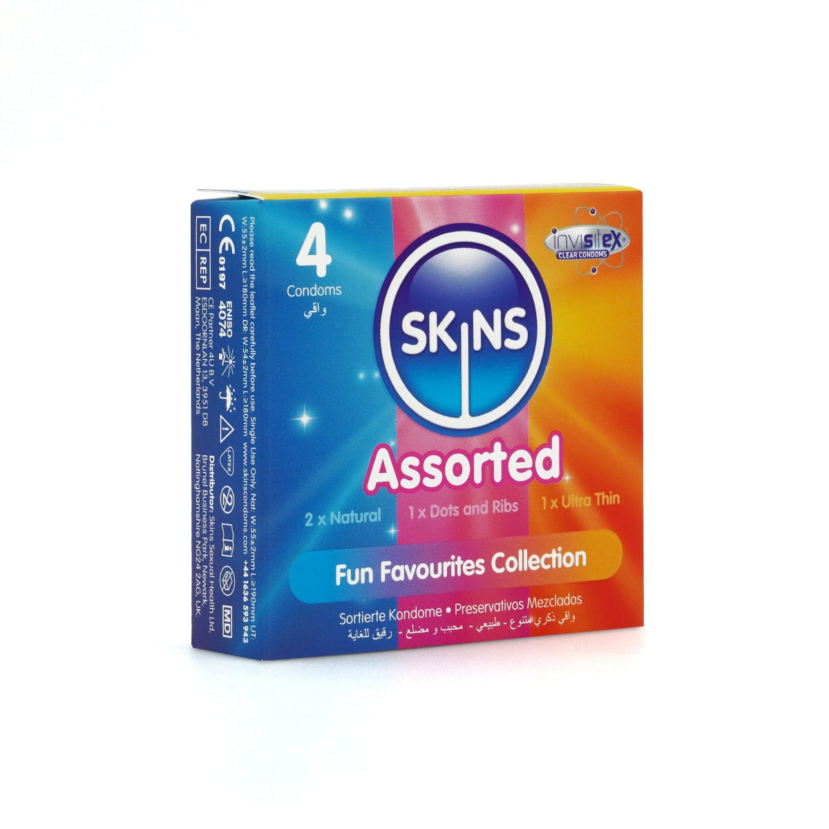 SKINS Assorted Condoms 4 Pack
