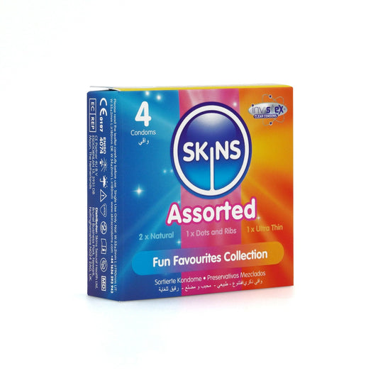 SKINS Assorted Condoms 4 Pack