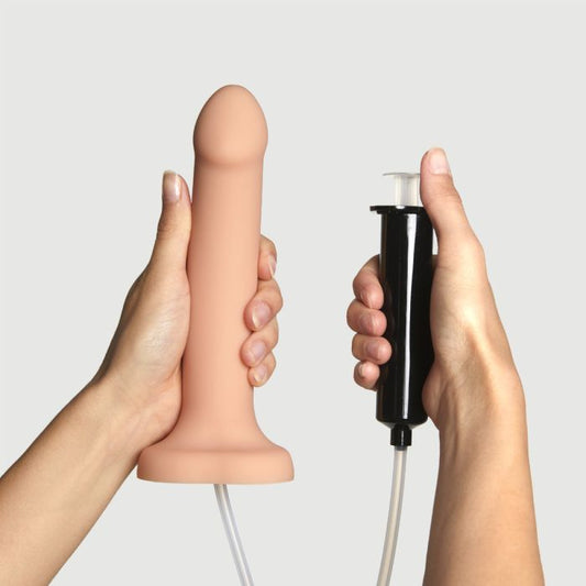 Squirting Cum Dildo | Silicone Ejaculating Dildo with Syringe