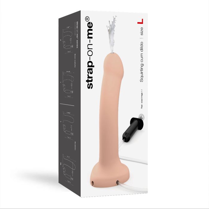 Squirting Cum Dildo | Silicone Ejaculating Dildo with Syringe