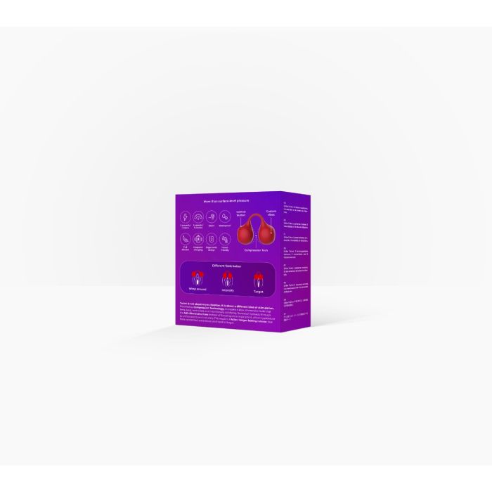 SVibe TWINN Finger Vibrator – Cherry Red