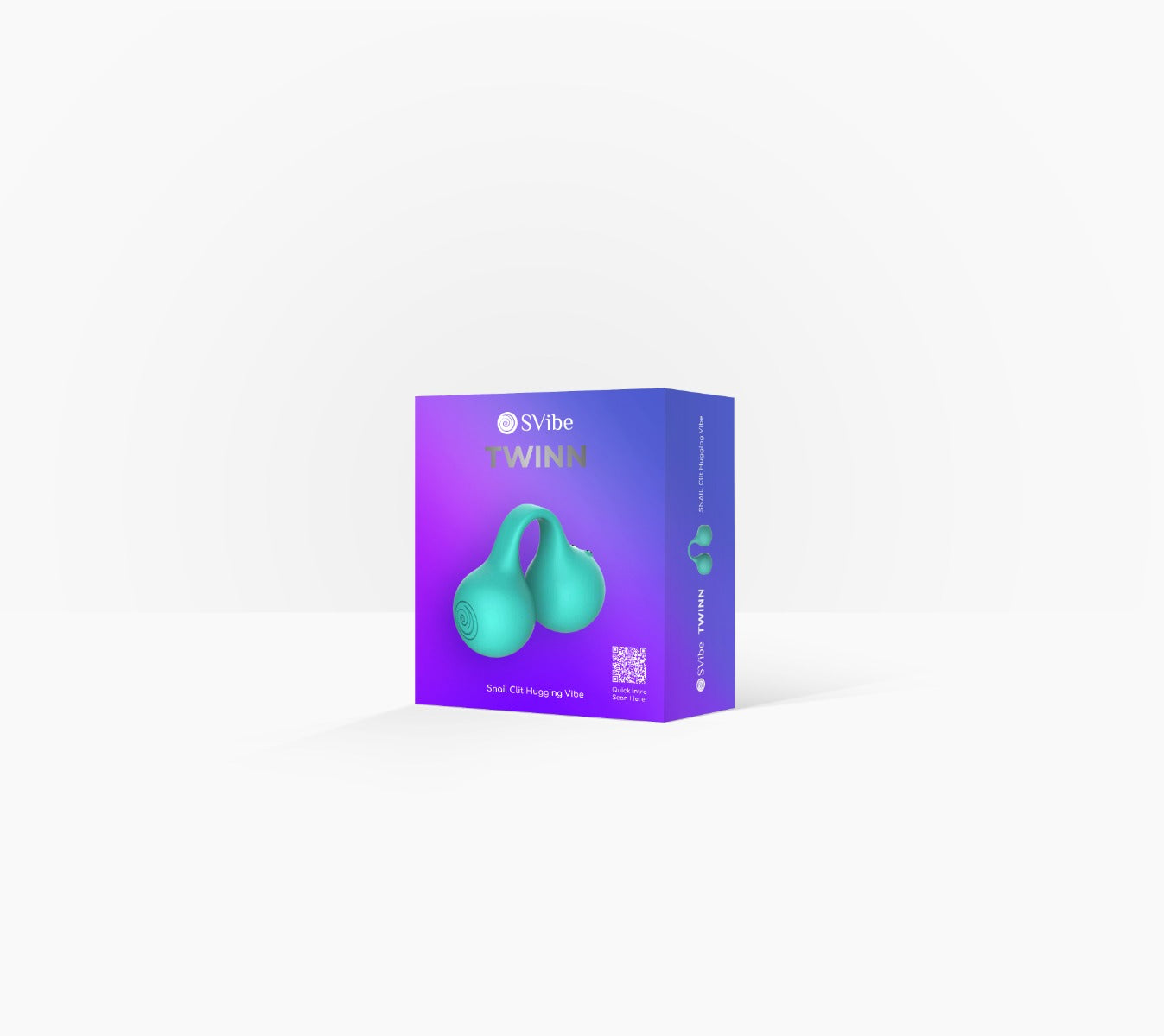SVibe Snail TWINN Finger Vibrator – Teal (Tiffany) App Controlled