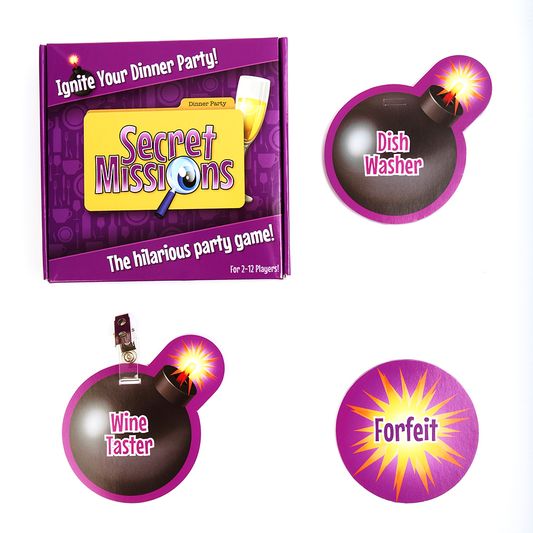 Secret Missions - Dinner Party - Adult Party Game